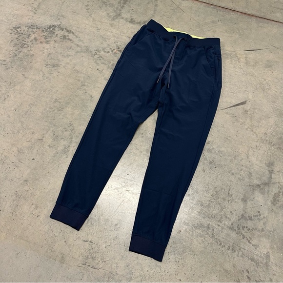 NWOT Birddog Men's Broomstick Joggers Sweatpants Built - in Liner Blue Large - Picture 2 of 8